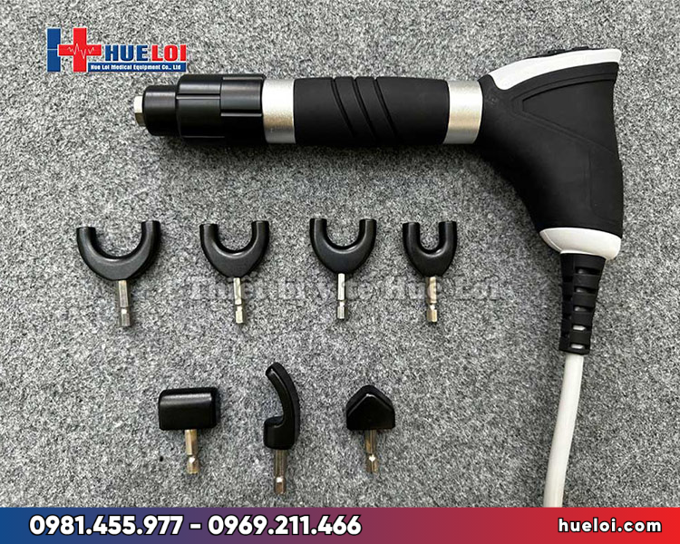 Máy sóng xung kích phân kỳ Intelect Puls 30 – 13 đầu điều trị, áp suất tới 10 Bar